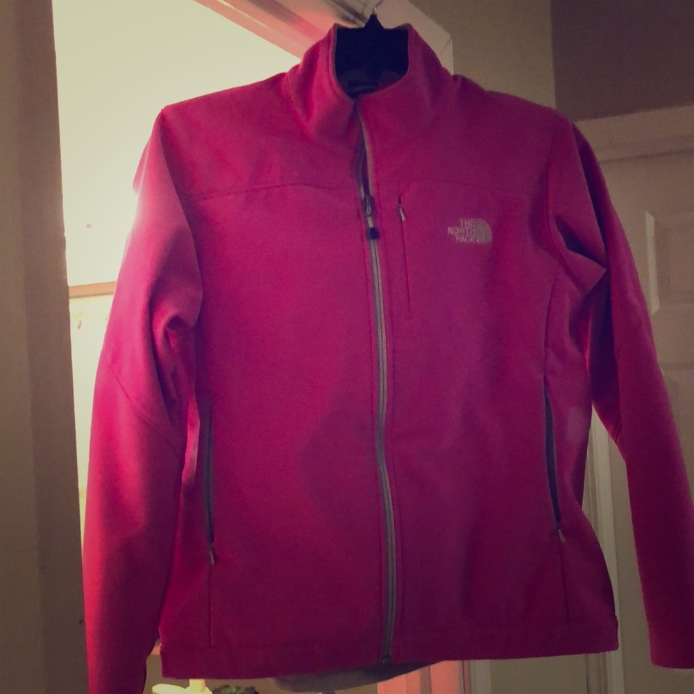 Pink Notthface jacket